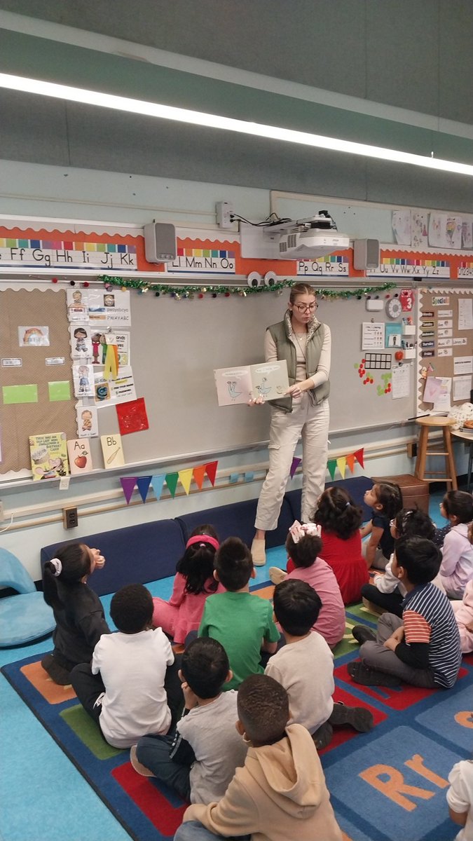 DEAR (Drop Everything and Read) Day for kdg students here at randolphville
