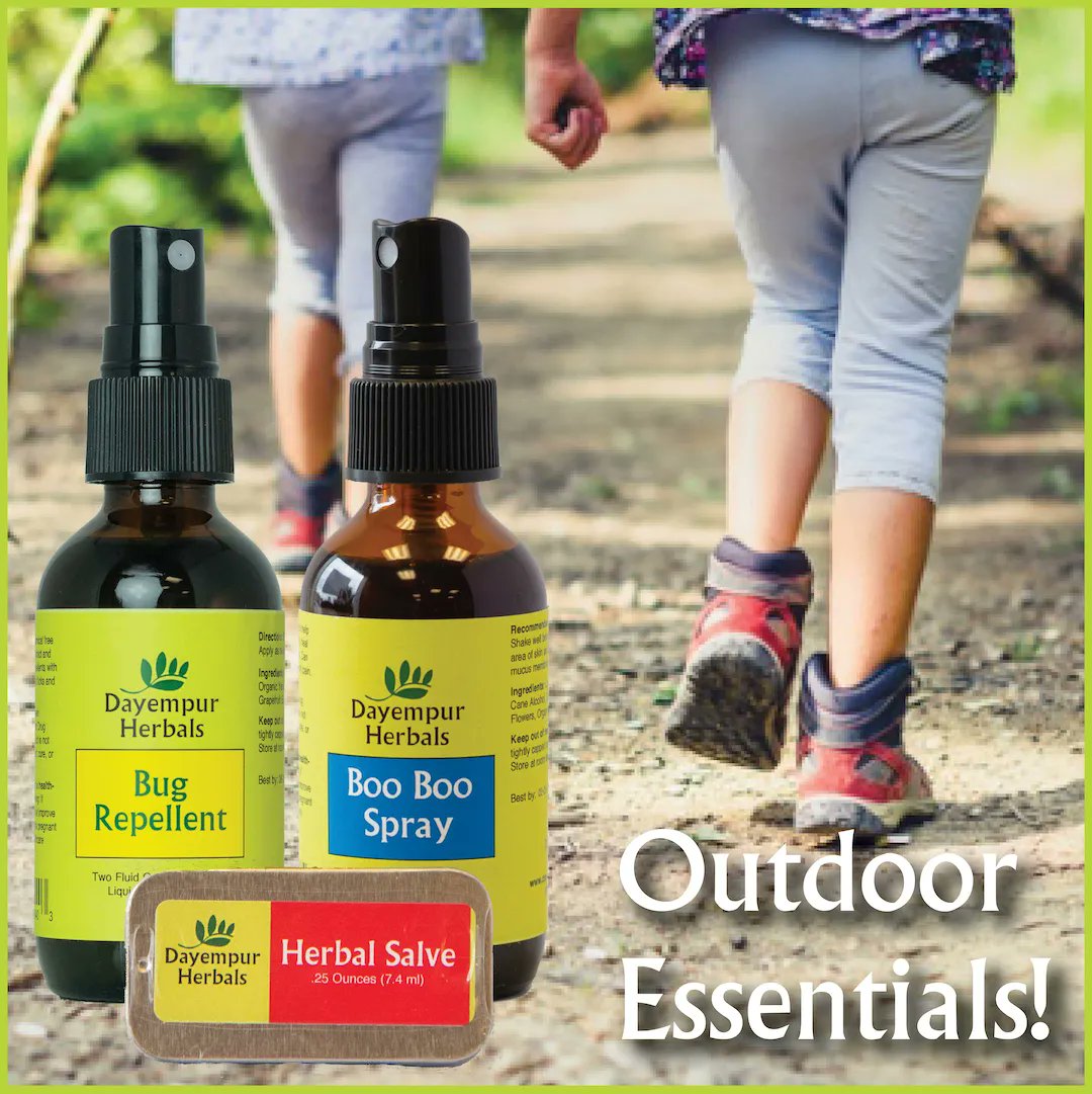 We know many of you have the itch to go hiking, and our Outdoor Essentials kits is a good thing to have on hand! All-natural Bug Repellent, and Boo Boo Spray and Herbal Salve for healing wounds, bug bites, and chapped skin. 

#bugrepellent #calendula #naturalremedies #firstaid