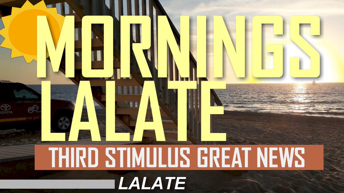 LALATE BREAKING GREAT NEWS 3/6 📰 BIDEN DID IT!! NEW Stimulus Check Social Security SSDI SSI 🌅🌞 LALATE MORNINGS 3/6 FINANCIAL MARKETS youtu.be/ESW7r5ZdHKU