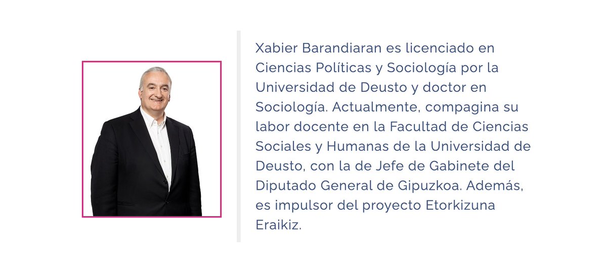 [✍️Artículo <a href="/xabarandi/">Xabier Barandiaran</a>]: "No descubro nada nuevo si afirmo que el actual modelo de #DesarrolloGlobal ha generado nuevas condiciones para construir realidades económicas, sociales y políticas. ¿En qué consiste este #cambio?". #GobernanzaColaborativa

👉bherria.eus/es/xabierbaran…