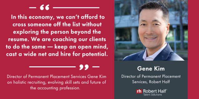 Social_Sarah11's tweet photo. Meet Gene Kim, Director of Permanent Placement Services at @RobertHalf, in the latest installment of our Thought Leader series. #RHThoughtLeader #Accounting #Finance https://t.co/fV0Vcy5yxO https://t.co/cWDGcgG9Dj