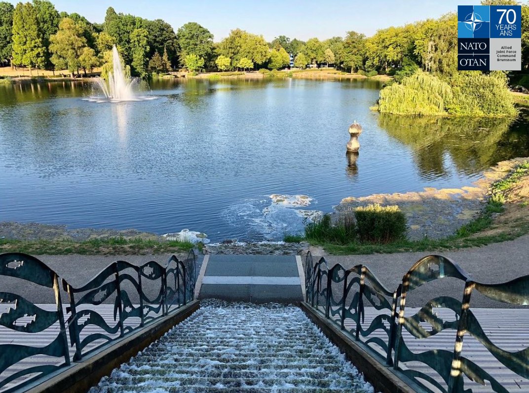 Do you know what the fish🐟 in the fence symbolize❓

This landscape🏞️has been home for JFC Brunssum for more than 5⃣0⃣ years!

#NATO unites🔄   
📸 Edwin Verhulst