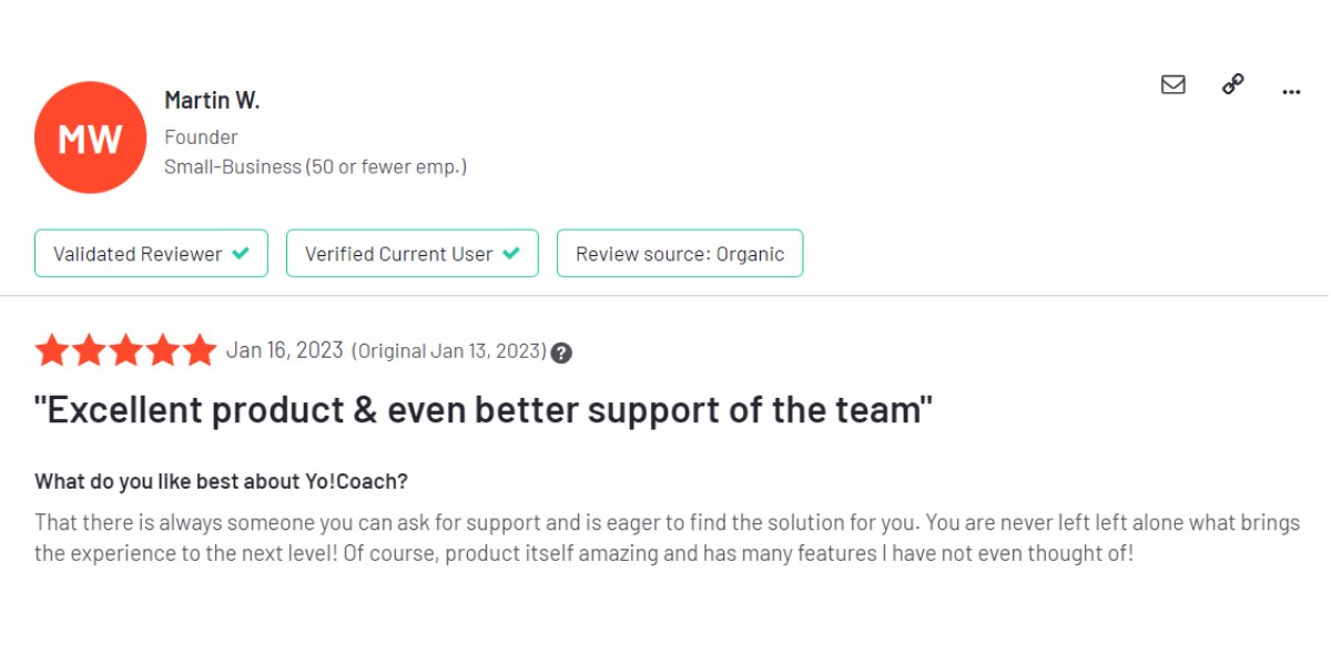 Yo_Coach_'s tweet image. “If you do build a great experience, #customers tell each other about that. Word of mouth is very powerful.” 
~ Jeff Bezos

Here is positive #feedback from one of the happy clients of Yo!Coach
To learn more about Yo!Coach, visit : yo-coach.com

#tutoringsoftware