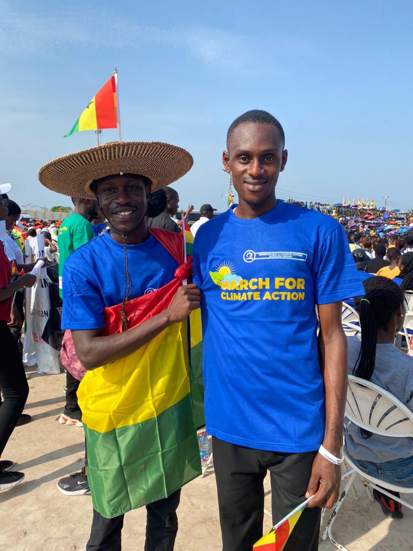 YouthClimateGH's tweet photo. As we celebrate #independence today, let’s be aware #climatechange is one of the most pressing national issues with its cascading effect mostly felt by #theyouth. We need to build concerted efforts to scale up local #ClimateAction.
#jointhegreenside ‘March for Climate Action’. https://t.co/Dt9X49Xz2k