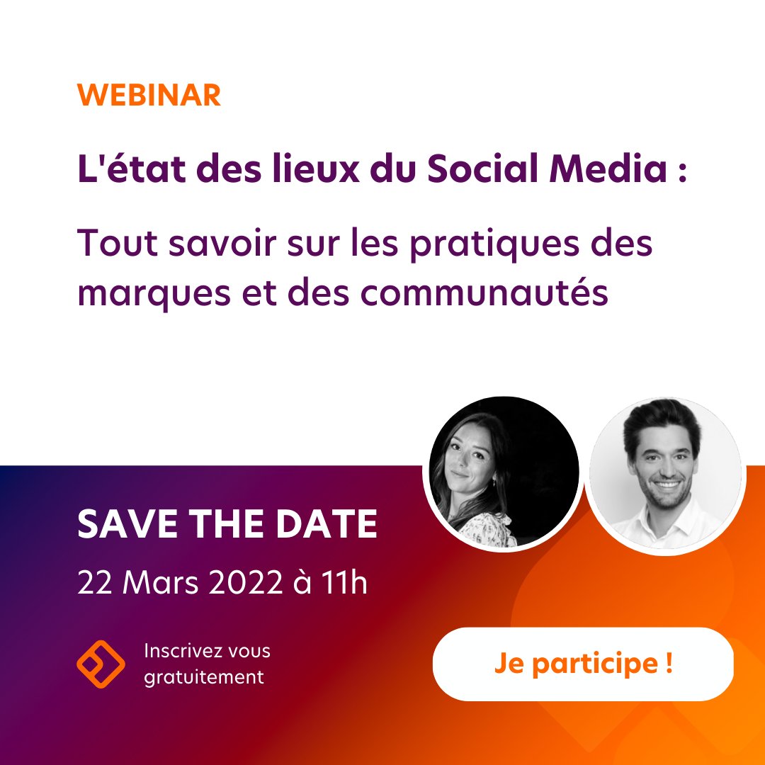 Facelift_France's tweet photo. #Webinar 🎙️ : Décryptage des pratiques des #marques &amp; des #communautes sur les #reseauxsociaux

En bonus : Tout ce qu’il faut savoir pour collecter facilement ces données vous-même !

Inscrivez-vous juste ici, on vous attend : https://t.co/L2aUxl432l https://t.co/Gn8xRuF91x