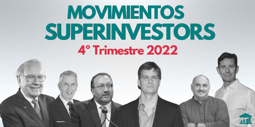 AlfaPositivoCom's tweet photo. 📝 Actividad y posiciones de los inversores más influyentes en el Q4 2022

Conoce cómo están posicionadas y qué movimientos han habido en las principales carteras del panorama inversor. https://t.co/Hao2VWgkZy