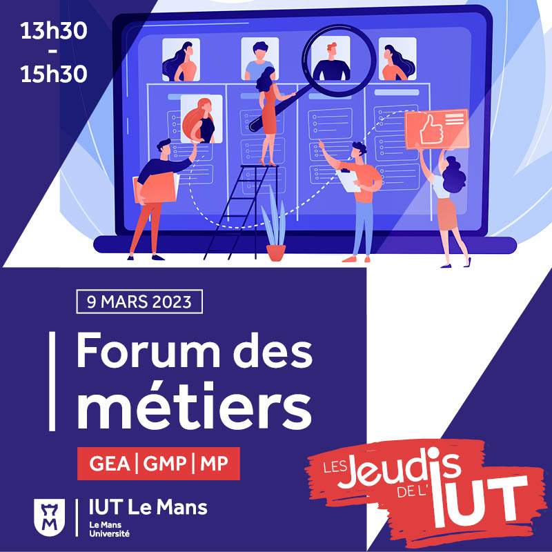 Avis aux étudiants de GMP, GEA et MP
Ce jeudi de 13h30 à 15h30 des professionnels - des anciens étudiants pour certains - viennent vous présenter leur métier !
📄 Retrouvez les métiers et les entreprises représentés  : lnkd.in/eY5G4kKE