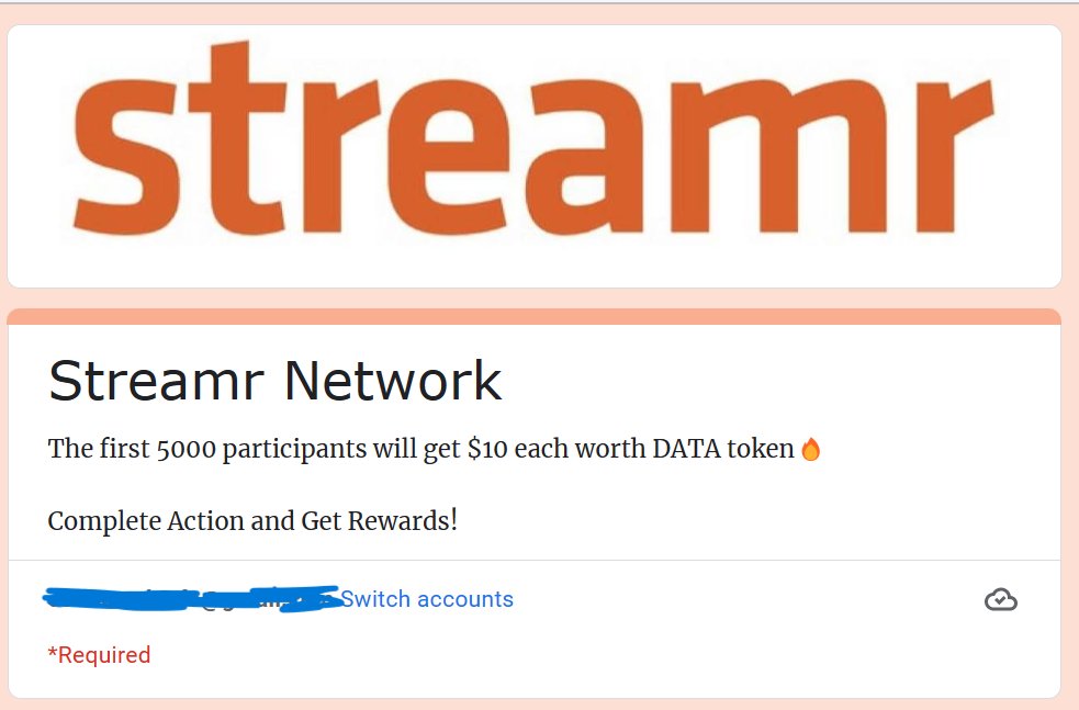 halerkanner's tweet photo. Streamr Network Airdrop 🔥
 first 5000 participants will get $10 worth DATA Token 🎁

Link: https://t.co/iNiWYeN0iM
➡️ Complete All Task
➡️ Submit polygon Address 
➡️ Done

✨Join Community: https://t.co/sXdhlVVU8y
#Airdrop #Streamer #DataToken #Blockchain https://t.co/k03USWLL6Y