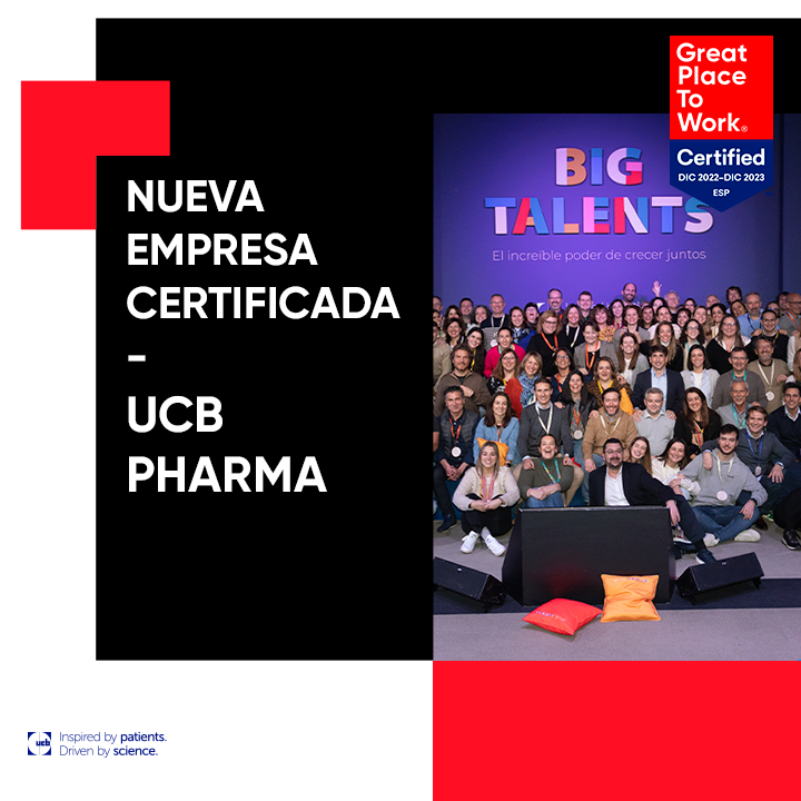 GPTW_Spain's tweet photo. 👏 ¡Damos la enhorabuena a @ucb_iberia por obtener la Certificación™ Great Place to Work®! 👏

🏅 ¿Sabías que el 98% de los/as colaboradores/as de @ucb_iberia opina que este es un excelente lugar para trabajar?

📍 Conoce más:
https://t.co/NKl6M51qZO

#GPTWcertifiedES https://t.co/kHKin8Rfp0