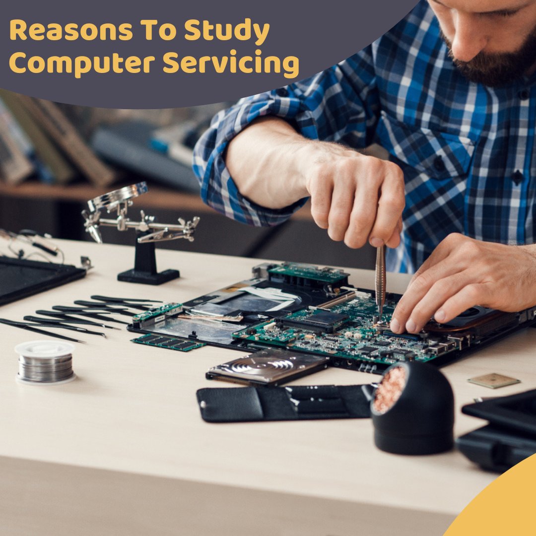 ACSCoursesUK's tweet image. Good reasons to study computer servicing! Read more acs.edu.au/blog-reasons-t… #computerservicing #computercourse #computertechnician #computertraining #computerrepair #computerscience #ITjobs #It #itcareers #computercareers #learn #learnonline #onlinetraining #selfpaced #homestudy