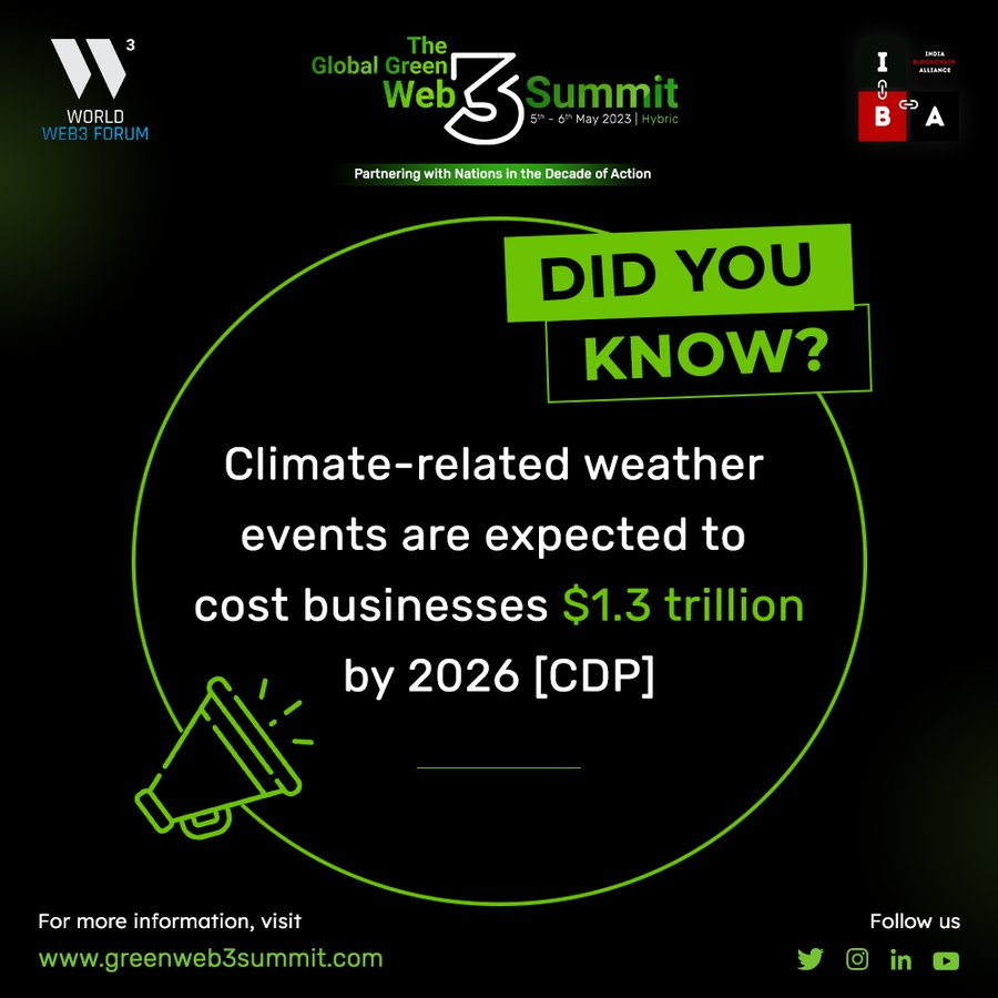 We are delighted to be on the advisory board for the <a href="/GreenWeb3Summit/">The Global Green Web3 Summit</a>  

Exploring how blockchain technology can drive us forward to create a cleaner, healthier, and more sustainable future.

#greenweb3summit #greenfinance #climatechange #greeneconomy #environment #carboncredits