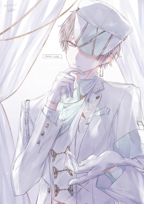 #モノクロを彩るお茶会Honey, come 
