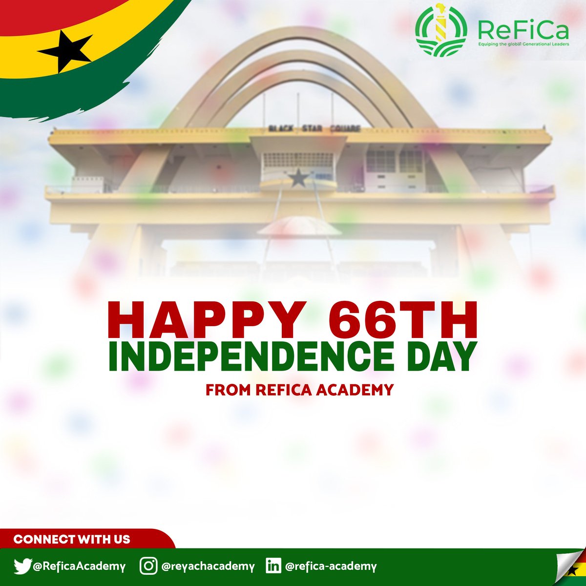 refica_'s tweet photo. Happy Independence Day To Y'all 💃🎊 #GhanaIndependence https://t.co/29tQJGgzOV