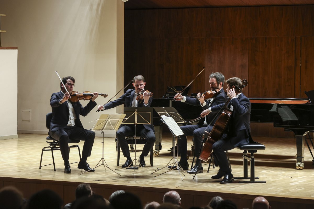cndm_inaem's tweet photo. 💫Mágica velada la que nos regalaron Victor y Luis del Valle, el @QModigliani Pablo Barragán, Vassilena Serfimova, Magali Mosnier y @yanndubost en nuestro ciclo Liceo de Cámara del #CNDM.
 ¡Un auténtico carnaval para nuestros oídos! 🐢🦁🐘
📷 Elvira Megías https://t.co/SWm0puO6LS