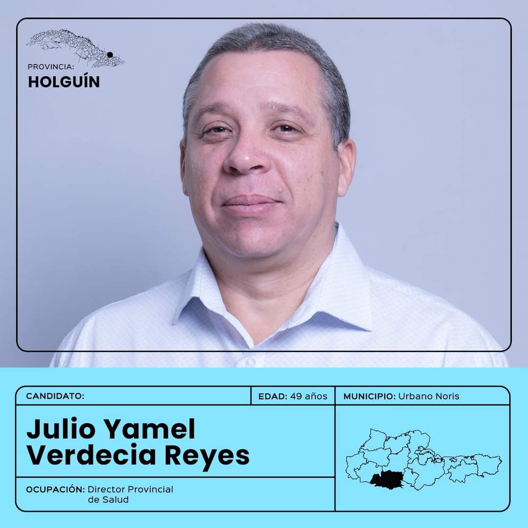 Orgullo para nuestro sector que <a href="/yamelverdecia/">yamelverdecia</a> nuestro director provincial sea candidato a diputado por el municipio Urbano Noris #MejorEsPosible 
#HolguinEsSalud
#CubaPorLaVida