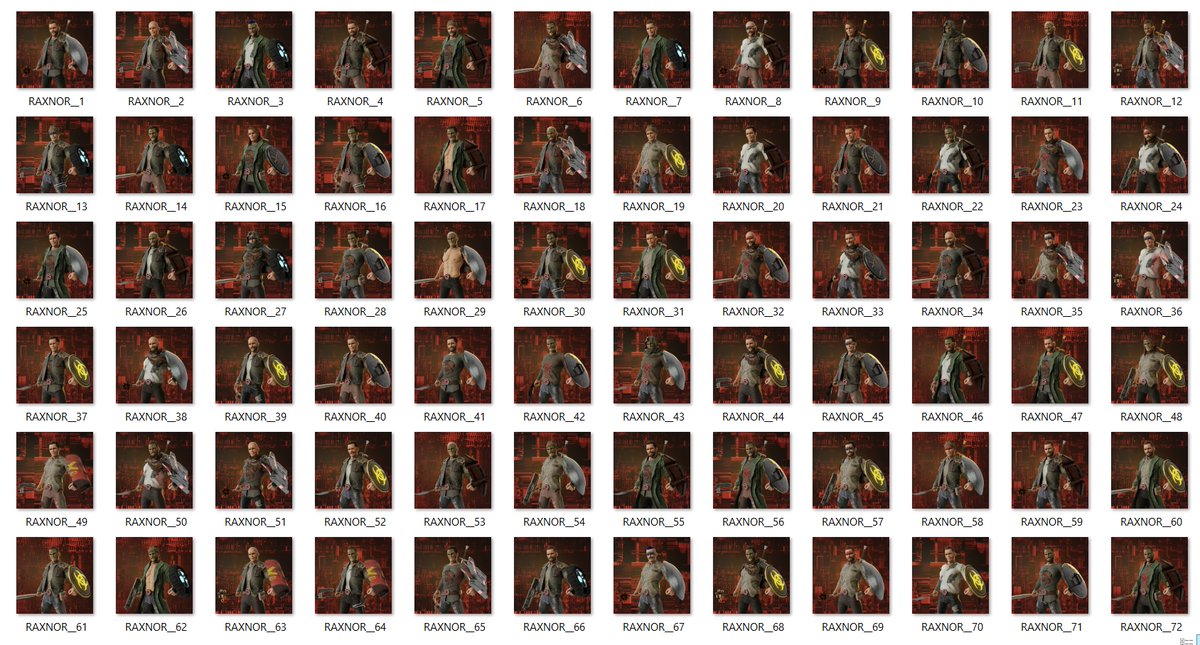 GuardianHerald's tweet photo. 🔥The generation has been completed 🔥

4000 Raxnor designs with their Rarities. 

It is time to select those that will survive and will be the NFTs to be Minted in Drop 1.

#TheGuardianHerald #MultiversX #MultiversXNFTs https://t.co/ciK7E1QsYx