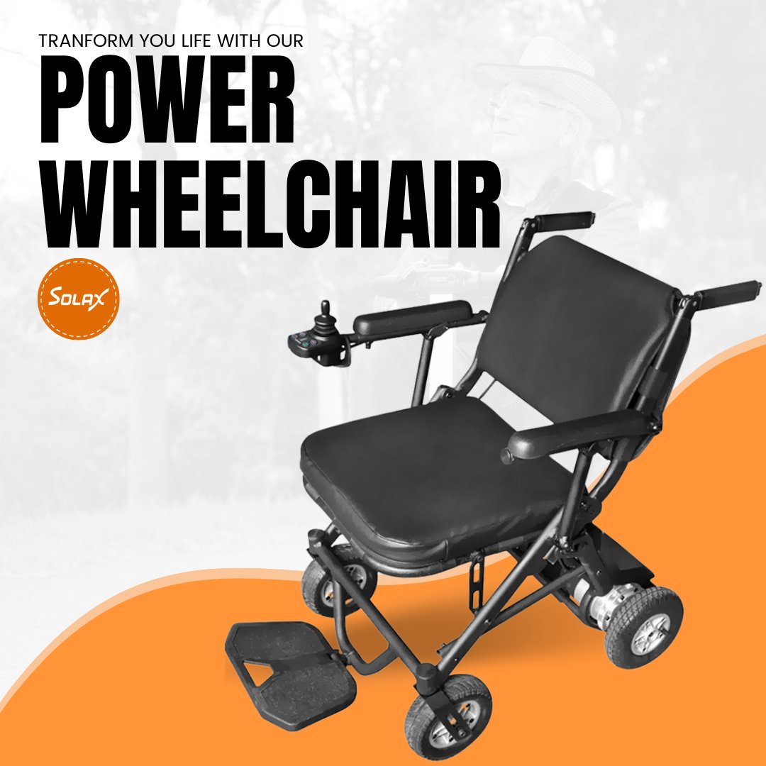 SolaxTech's tweet image. If you need a lightweight, durable power wheelchair. The Solax S7110 is the best fit for you. Its Aluminum alloy frame ensures your strength and is a long-lasting device to enjoy. 
#powerwheelchair #electricchair #solax