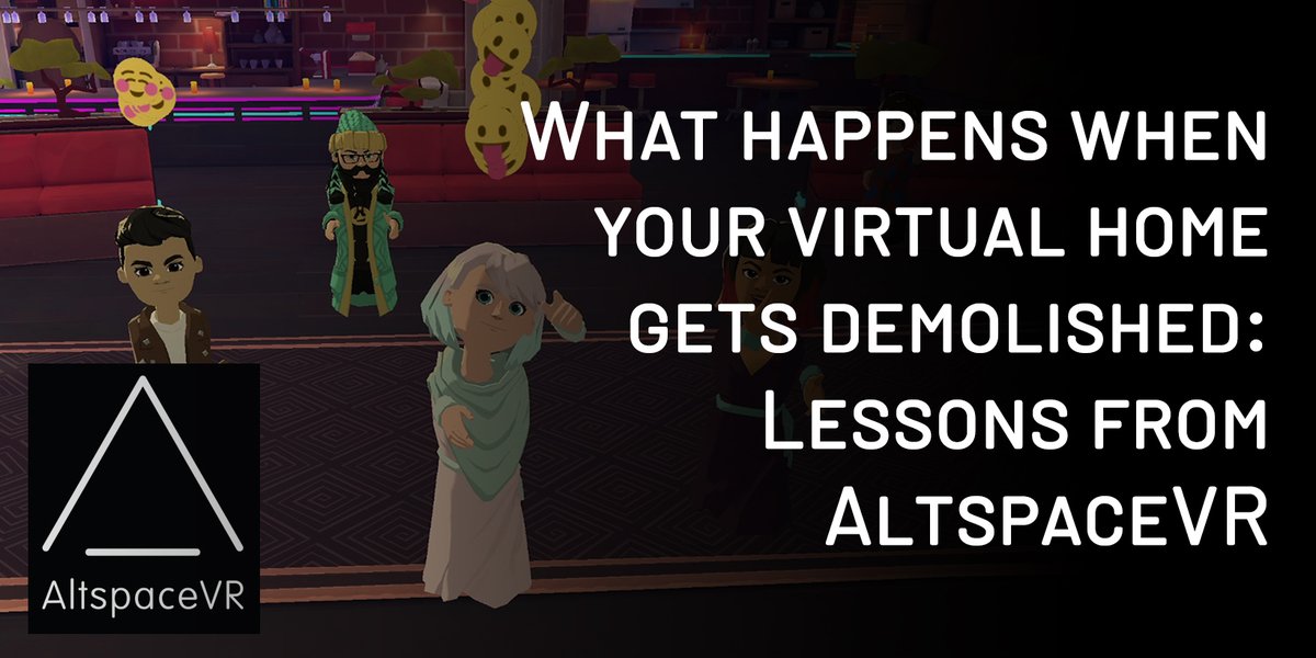 ARealityEvent's tweet photo. The last day of AltspaceVR’s operation is set for March 10, 2023.
AWE's Sam Sprigg gives us an insight about what it means for the XR community.

@AltspaceVR @sam_sprigg
https://t.co/Do000wi33B https://t.co/AjPZQ0X5bb