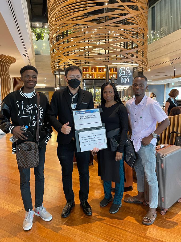 SamzyVG's tweet photo. FUTA STUDENT BAGS INTERNATIONAL AWARD, FULLY FUNDED SCHOLARSHIP TO ATTEND AND PARTICIPATE AT THE 2023 IPTC CONFERENCE IN BANGKOK , THAILAND🇹🇭.
A Thread..
📇 #FUTA #IPTC #IPTC2023
#WeAreFutarians
📯 @thefutastudent_ @olumuyiwaayo @Jamaticulus @SamdGreat01 @Theoladeledada https://t.co/wtUFGuVoOR
