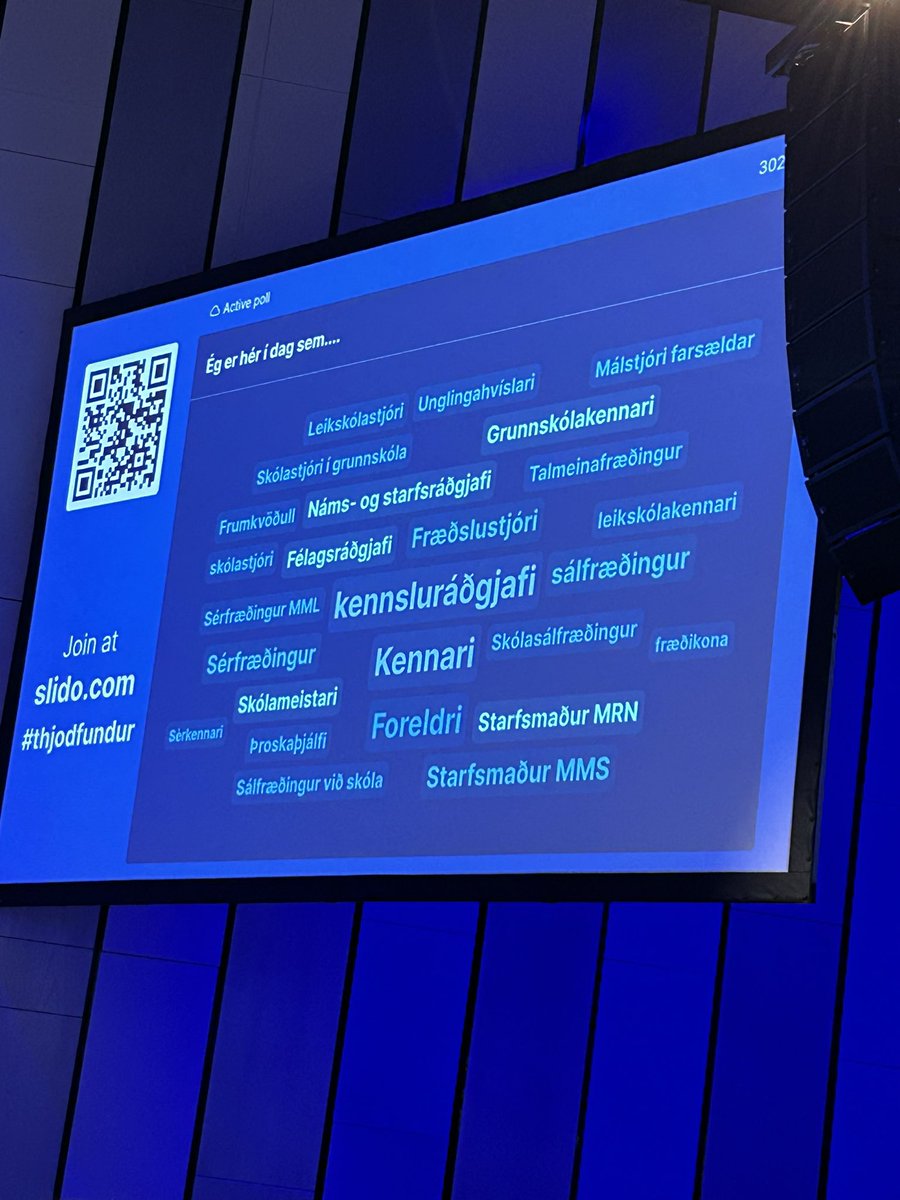 Fjölbreyttur hópur fagfólks #thjodfundur