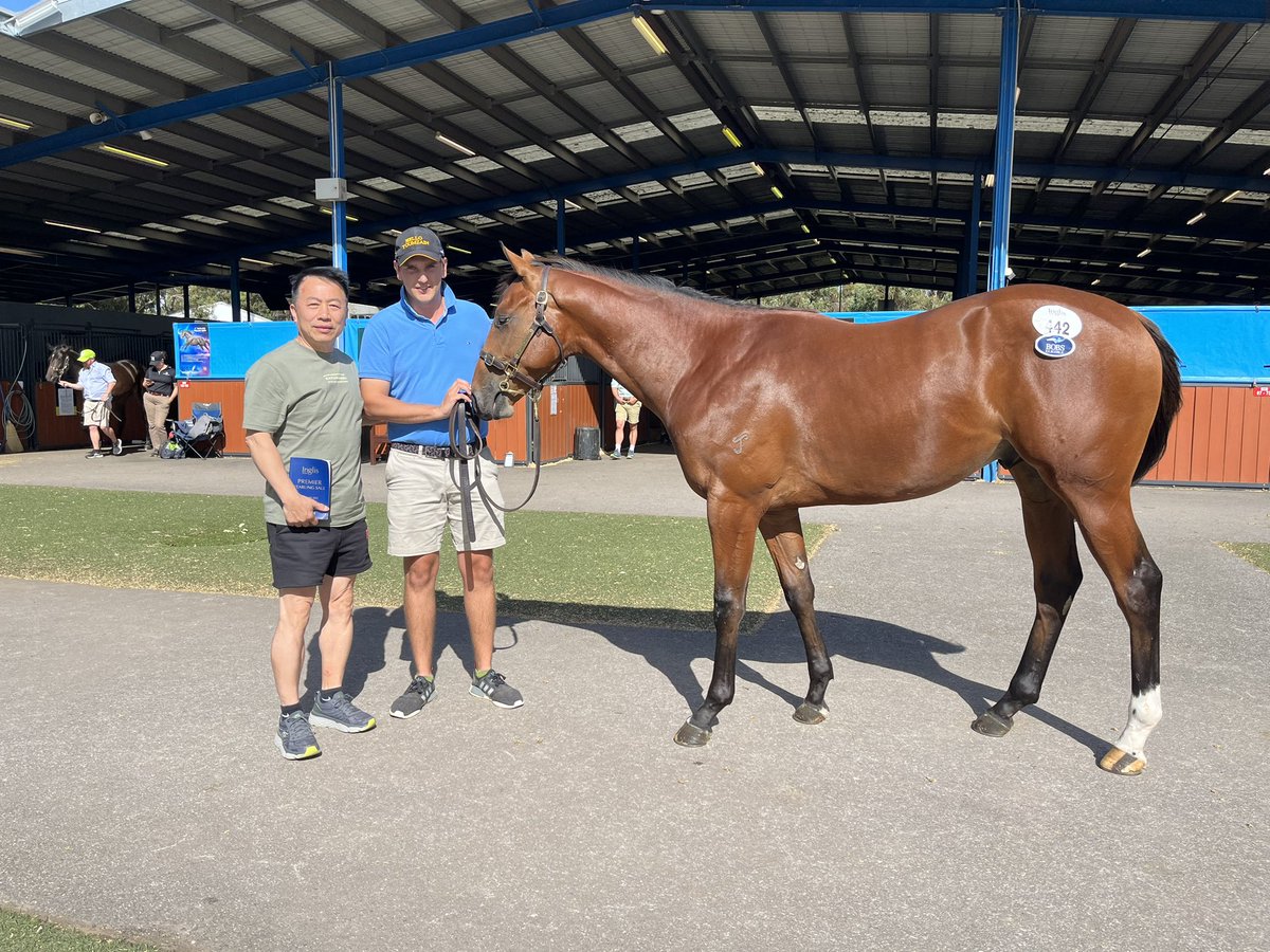 markk3ndall's tweet photo. So happy to sell our hellbent x Geneteau to Ricky Yiu today for $110k from @inglis_sales #happyvoyage https://t.co/Pfo7q9WabF