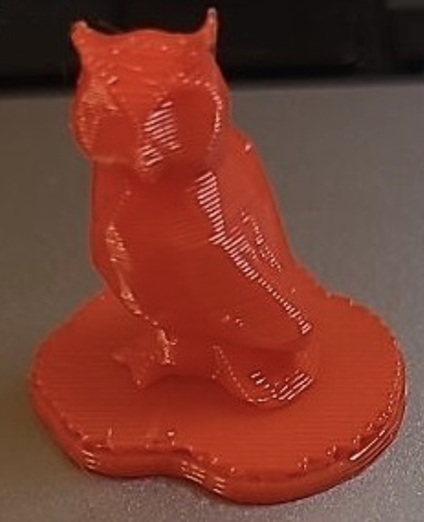 ConScienceAB's tweet image. We have begun test prints for the TRUEPAC project, one of our ongoing @EUREKA_NETWORK eurostars projects together with @DFMMetrologi and @ChemKUniversity. Here you can see an owl, one of our first tests. The goal is to improve calibration standards for #AtomicForceMicroscopy.