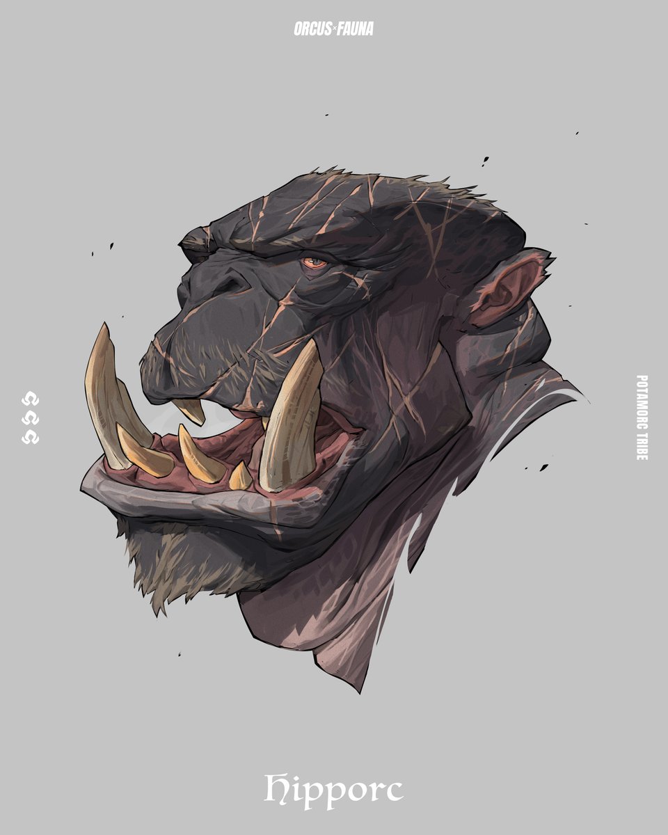 「Hipporc of the Potamorc tribeHipporc is 」|Patrick Gañasのイラスト