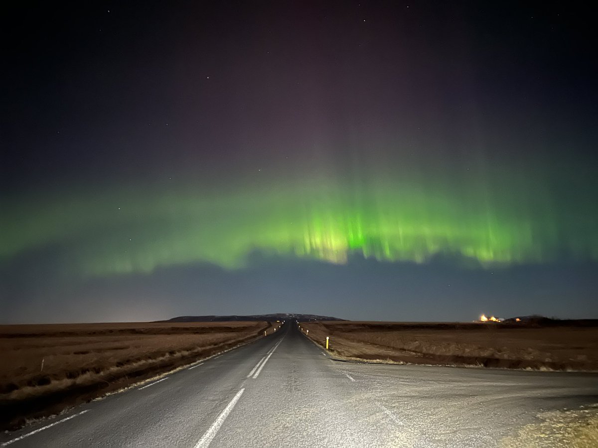 I got to see the northern lights in Iceland last night! Probably one of the coolest things I have ever seen, this country never ceases to amaze me.