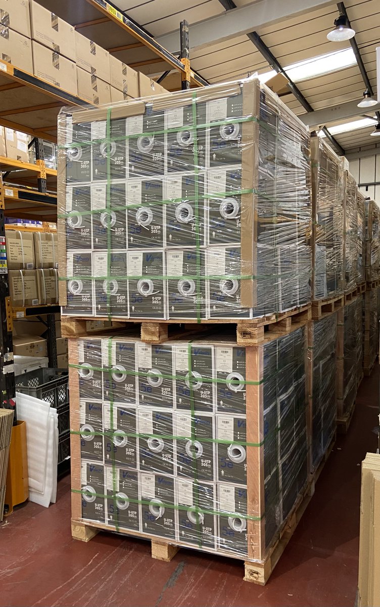 What a great way to start the week... We've just had a huge #cable #delivery filling our warehouse! 😍🚚📦

Come and get in touch with us today for all your cable needs 👇

📞 01772 336 111
📧 sales@qedgroup.co.uk
🌐 https://t.co/iSuFY01mCE

#happymonday #installations #cctv 