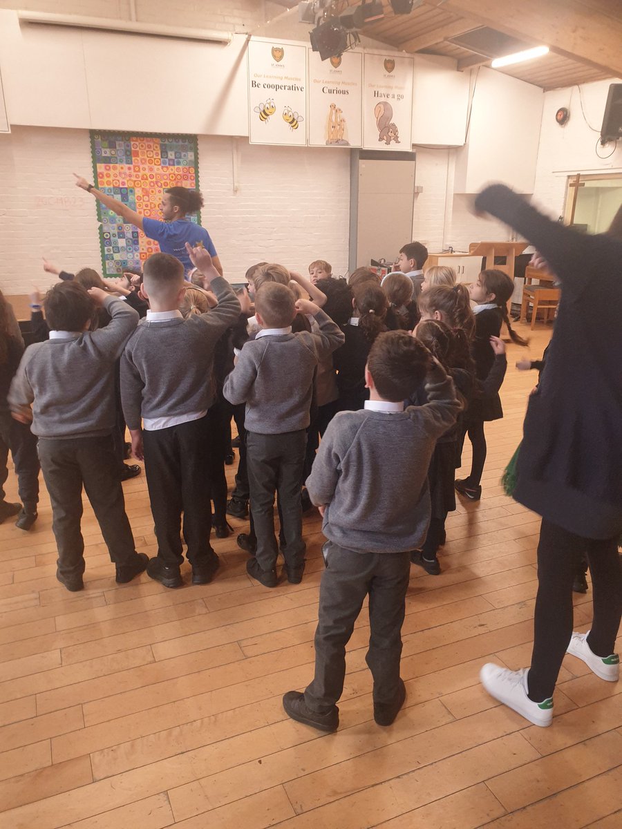 stjohnscen20's tweet image. Each class is taking part in a dance workshop today, using the book 'Where the Wild Things Are' as a stimulus for their movements. #DanceTheDayAway #DancingBooks #CreativeCurriculum @LDBSSchools @BPSIBarnet @ASPNW2  @SendakDay