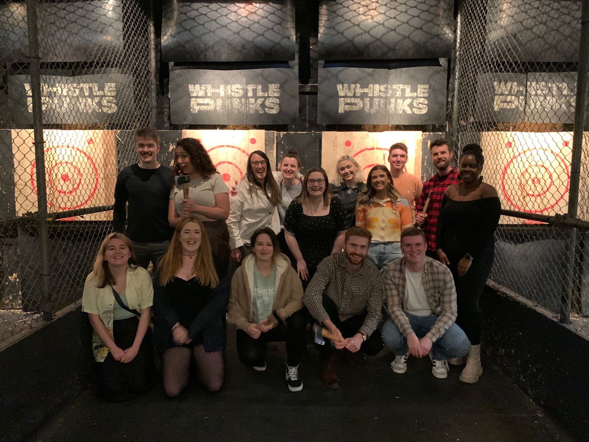 On Friday we went out for our first #TeamDevelopmentDay of the year!
Axe throwing at #WhistlePunksUrbanAxeThrowing followed by a lovely dinner at #Bab in #Manchester.
A great opportunity for us to all get together and let off some steam!
#TeamAppreciation #RedmoreEnvironmental