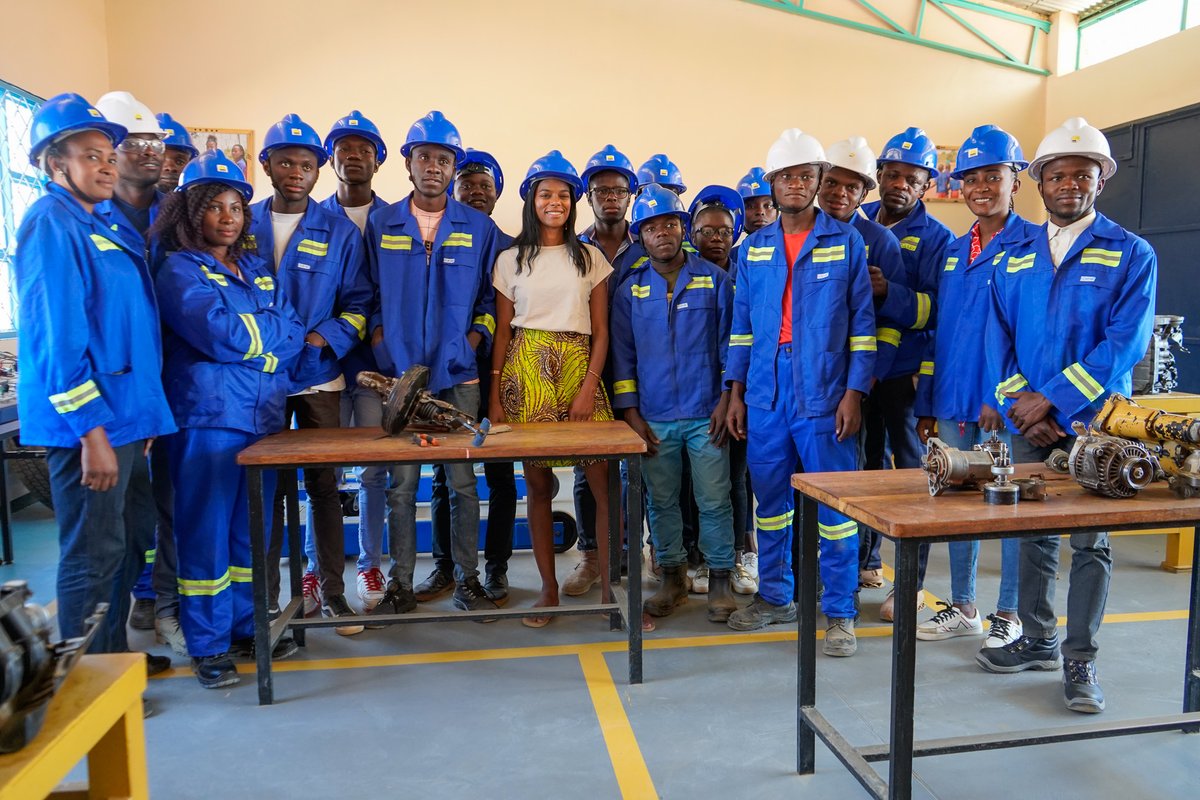 Noellacc's tweet image. I can't believe it's been a year since we opened our technical training program in partnership with @CatFoundationTS. Through our mechanical and electricians vocation classes, our first cohort of young women and men will be able to kickstart their careers in the industry.