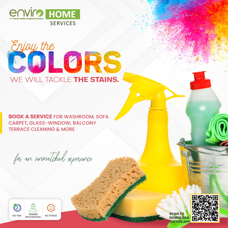 envhomeservices's tweet photo. Don't let the afterthought of mess put a break on your #HoliCelebrations. Book #EHSExperts and enjoy the #Festival worry-free.
Call: 01204976844 or Download the #EHSApp Now: https://t.co/px6GrVrUdo
#Holi #HousekeepingServices #DeepCleaning #EnviroHomeServices #EHS #HomeServices https://t.co/0kBl2GYp8a