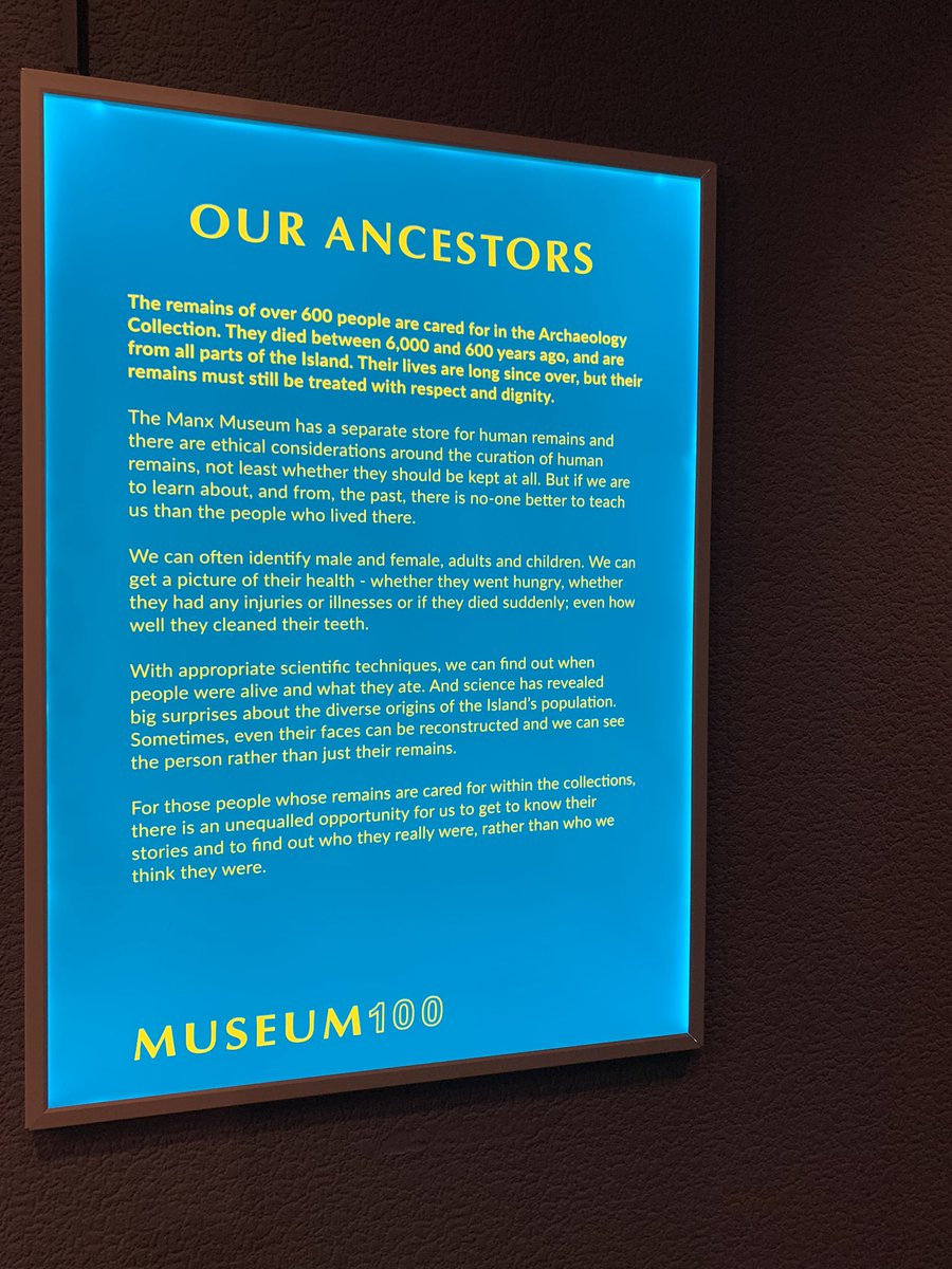 If you end up dead and in a museum WARNING - you will be classified as a MAN or a WOMAN. There’s language. Then there are bodies…