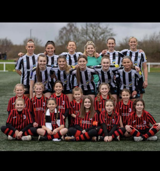 WestMoorJnrsFC's tweet photo. Our U10 Rascals had a fabulous time yesterday enjoying their afternoon as mascots for Newcastle’s victory over Leeds - well done lasses! ⚽️
#nuwfc #grassrootsfootball #thesegirlscan  #howaythelasses https://t.co/Rj7YJ7bDE6