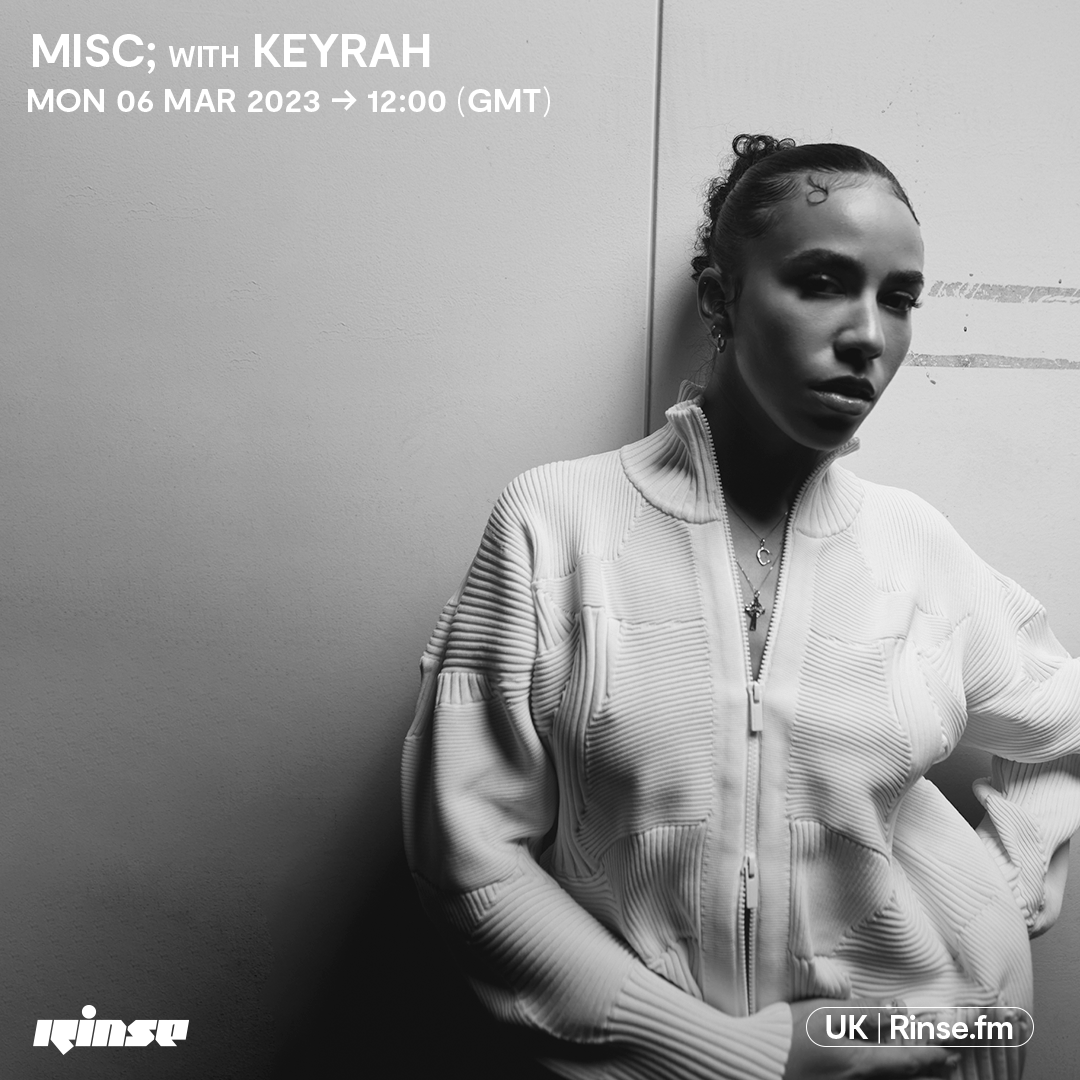 RinseFM's tweet image. LIVE: It's #Misc with #Keyrah on rinse.fm + 106.8FM

#RinseFM