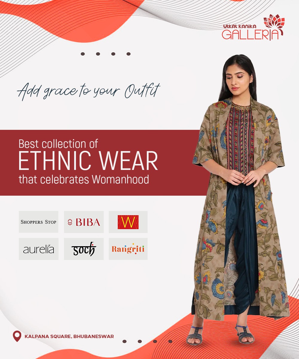 Shop outfits that define you. Be the change this Women’s Day!

#ethnicwear #indiandresses #womenswear #embraceequity #utkalkanikagalleria  #fashion #kalpanasquare #odisha #Bhubaneswar #Bhubaneswarbuzz #mybhubaneswar