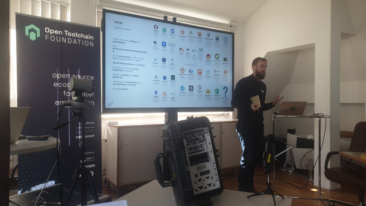 OSEGermany's tweet image. @EricNitschke amzing intro into the nimble project to design an #OpenToolchain

#Hackathon @fabcityhamburg 
#OpenToolchainFoundation