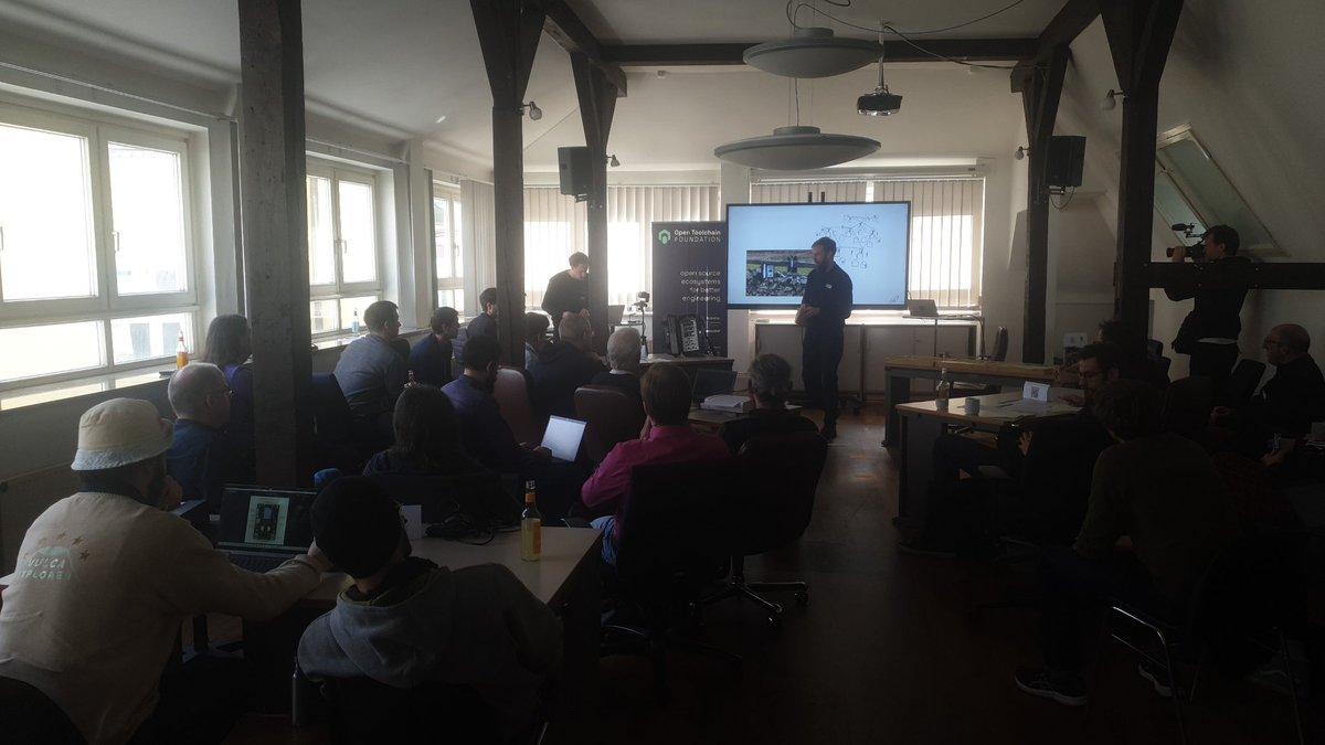 OSEGermany's tweet image. @EricNitschke amzing intro into the nimble project to design an #OpenToolchain

#Hackathon @fabcityhamburg 
#OpenToolchainFoundation