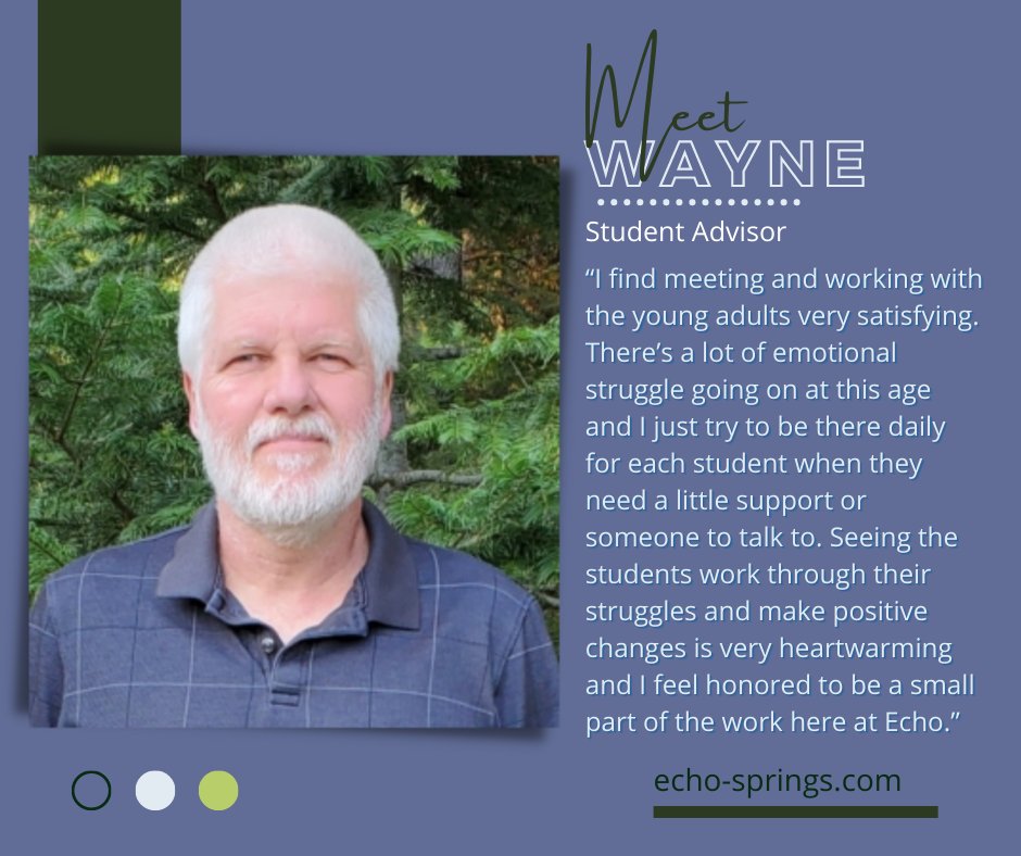 EchoSprings_ID's tweet image. Introducing, Suzie, Academic &amp;amp; Vocational Coach

“At Echo I have the opportunity to be authentic, share my story, and help guide young people toward leading a life they can be proud of.&quot;
#echosprings #echospringstransitionstudycenter  #freshstartforyoungadults #findyourpath