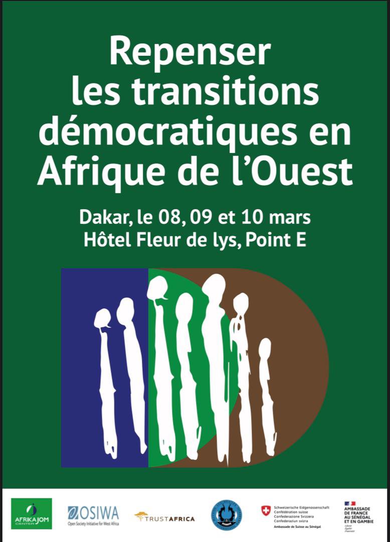 AfrikajomCenter's tweet photo. #SaveTheDate
𝐉𝐨𝐮𝐫 𝐉-𝟐 du grand colloque régional les 8, 9 et 10 mars organisé par @AfrikajomCenter en partenariat avec @TrustAfrica, @OpenSocietyAfr, @SuisseSenegal @UCAD_Senegal et @FranceoSenegal. 
🗓️ 8, 9 et 10 Mars 2023
🛐 Dakar https://t.co/e5pqJOgpfW
