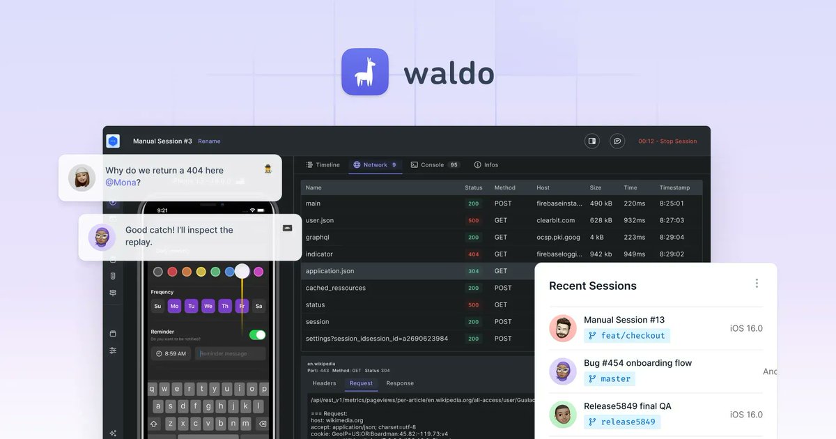 We believe #mobiletesting needs to be easier for mobile #development teams… no infrastructure management, no backend setup, no fuss, no cost…just easy. 

So we built Sessions: a tool that allows you to run, inspect, and collaborate on your build. 
buff.ly/3Jgi3Ph