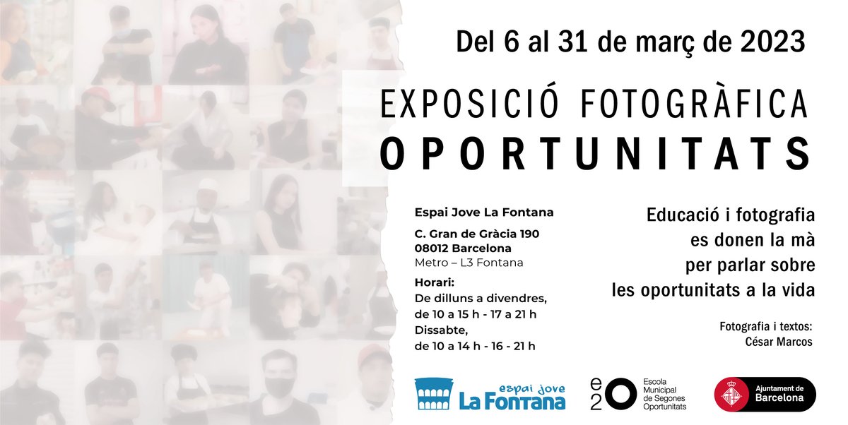 Escola Municipal de Segones Oportunitats de BCN tweet media