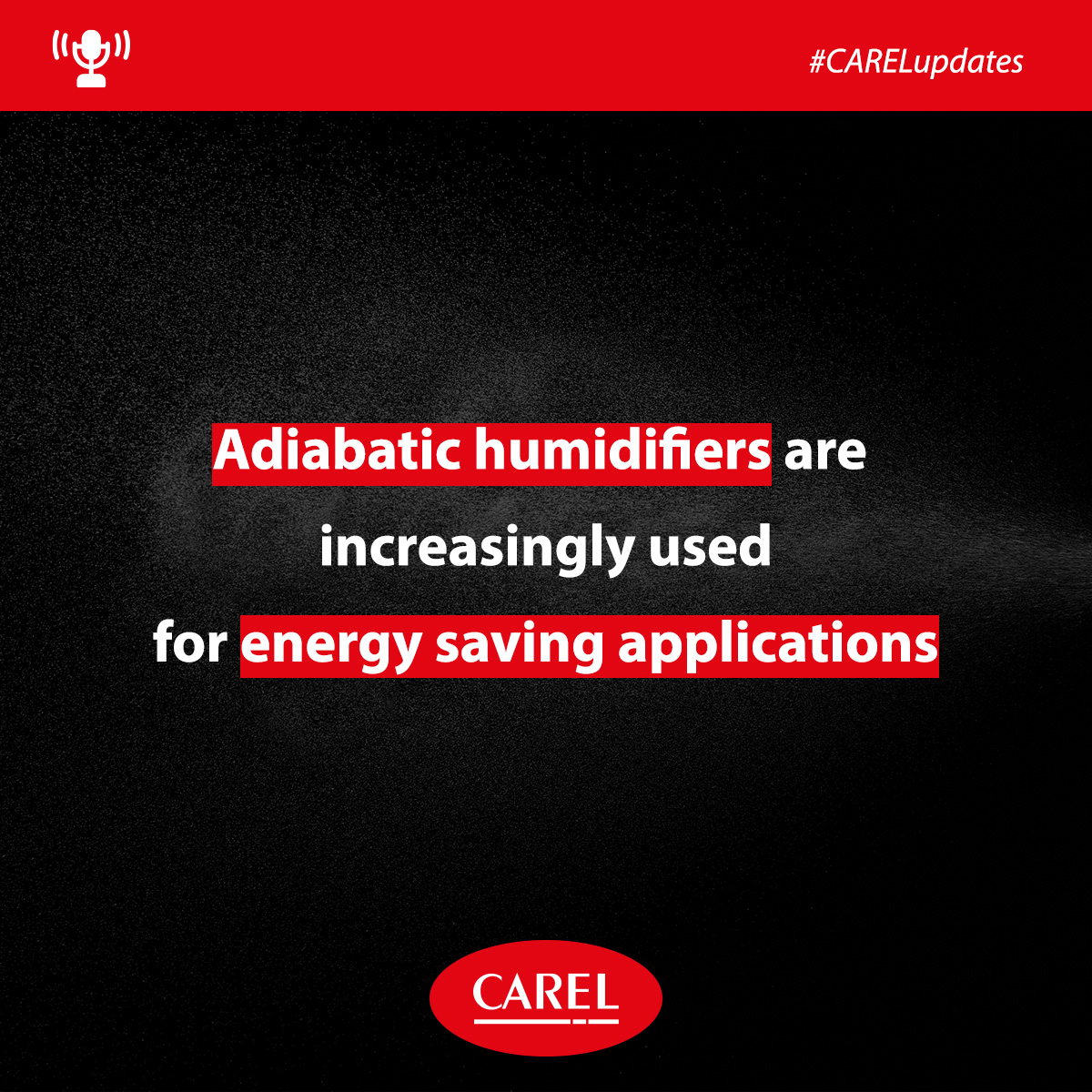 CAREL_group's tweet image. One of the advantages of #AdiabaticHumidifiers is their very low #PowerConsumption. High pressure systems require, in fact, less than 4 W per kg/h of capacity, against the 750 W of steam #humidifiers.

Learn more: bit.ly/3mo8ULz

#humidification #HVAC