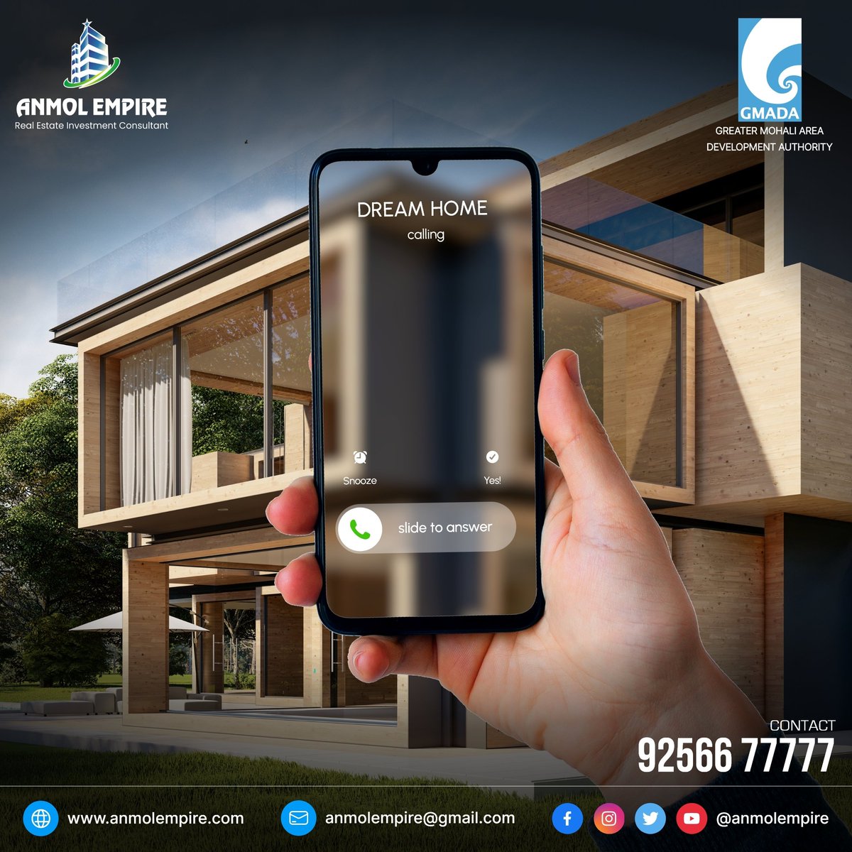 theanmolempire's tweet photo. 🏠 Your Dream Home is Calling! 📞

Are you on the hunt for the perfect home? Look no further than our expert team of real estate professionals! 🙌

Contact us today to start your journey to finding the perfect home! 🏡

#DreamHomeCalling #AnmolEmpire #Mohali #Punjab #RealEstate https://t.co/aod7Stt9SG
