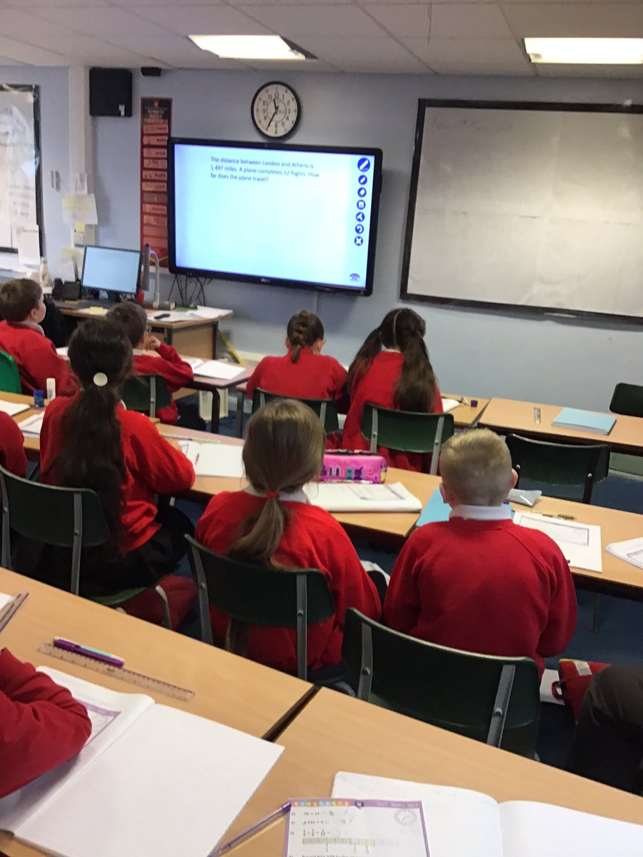 stjameswigan's tweet photo. Year 5 working hard in maths learning how to answer multiplication problems #aspire #stjames #stimulatingminds https://t.co/Am7huYchh0