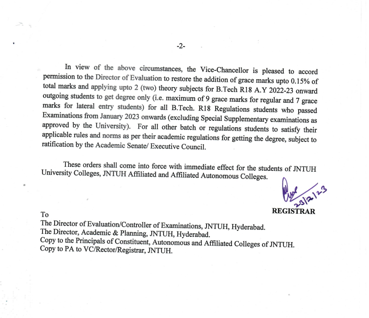 JntuFrontline's tweet photo. Resp @KTRBRS @SabithaindraTRS ,After #4Months Struggle for #jntuhsubjectexemption @jntuhofficial  Agreed to Implement 2022 Passed Year Rule till 2-1 Regular Exams (April-2023) &amp; 30 Grace Marks for 2021-22 Batch due to #COVID19 But All of a Sudden They're Revoked &amp; Please Restore! https://t.co/HuVSuu3qHD