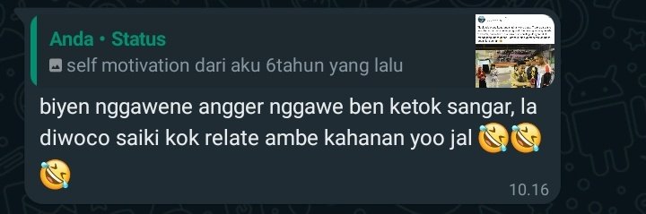 ur_ijal's tweet photo. 6tahun yang lalu untuk masa sekarang.
dan cukup menenangkan ternyata aku dulu ga alay² banget sebagai user facebook. https://t.co/ARUTEr05gi