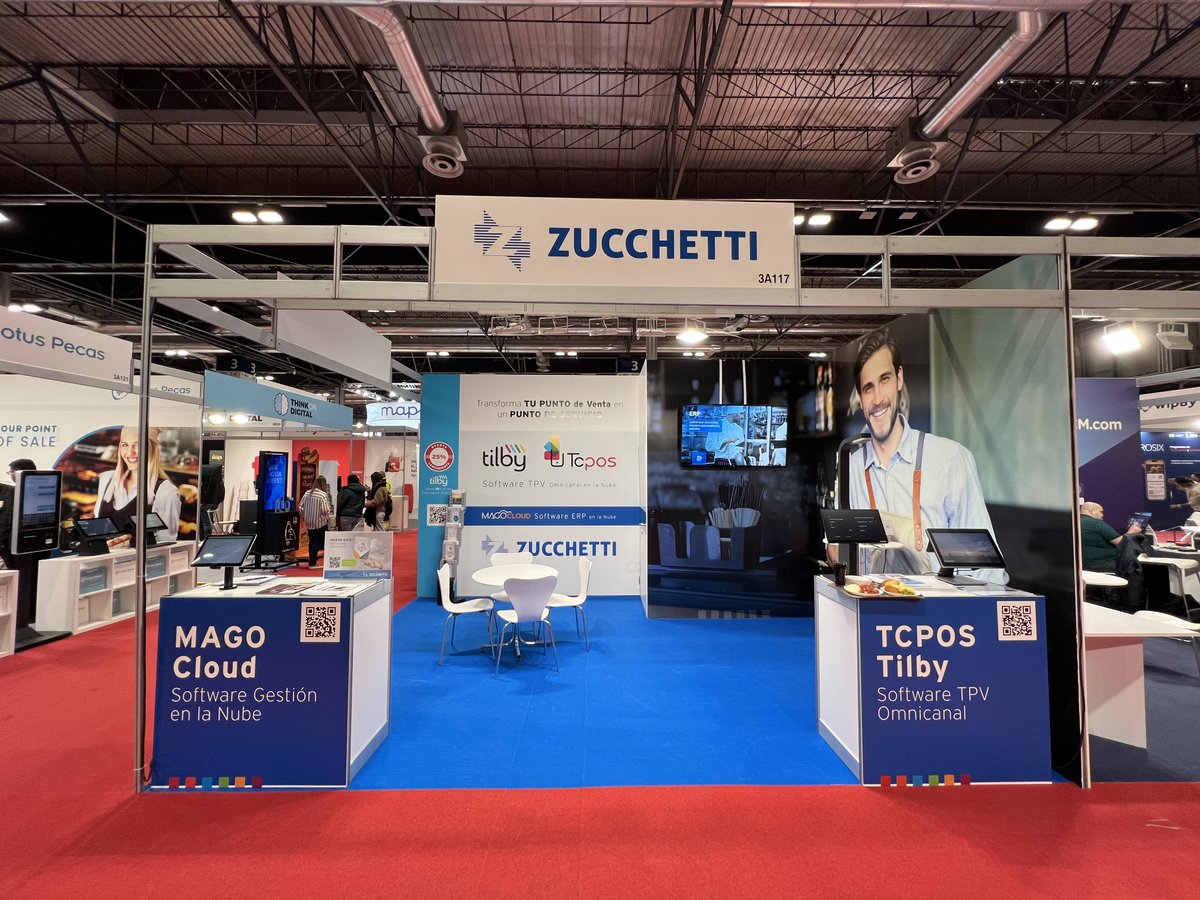 ZucchettiSpain's tweet photo. ¡Ya estamos en la @expohip 2023! Arrancamos con mucha ilusión😀y ganas de mostrarte nuestras soluciones para adaptar tu restaurante al futuro. Descubre los sistemas TPV #TCPOS y #Tilby y ERP #Magocloud
🚨¡Ven a conocernos al stand 3A117 en el pabellón 3, de @IFEMA ! https://t.co/bpeaC17O0H