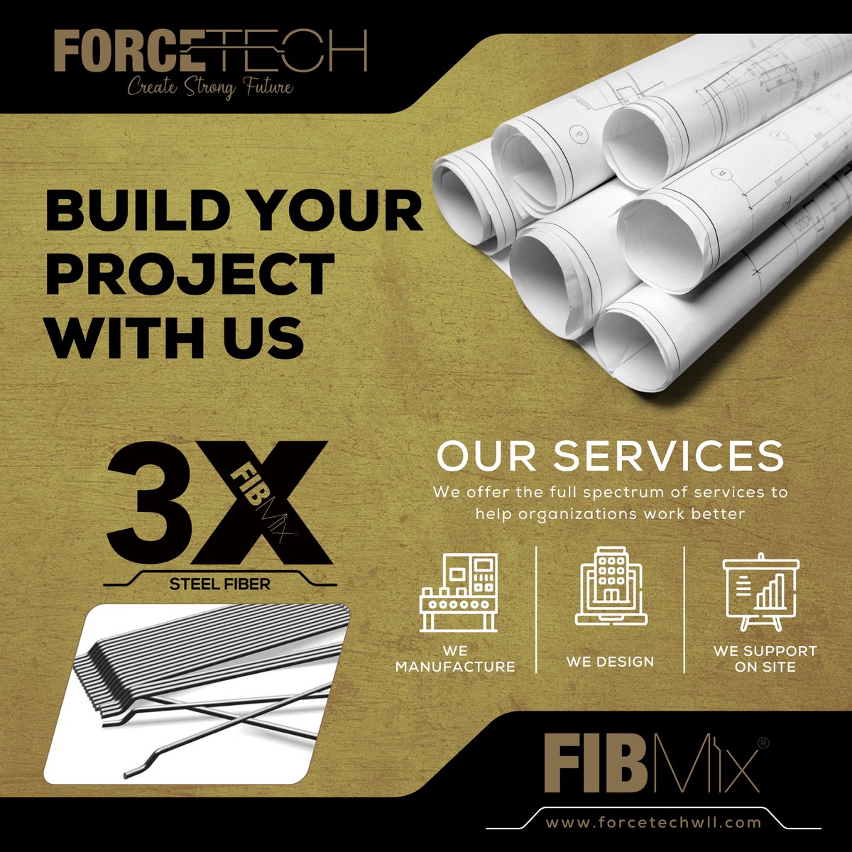 fibmix's tweet image. Build Your Project With Us
#forcetech #fibmix #steelfiber #concrete #reinforcedconcrete #reinfocement